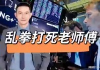 腕豪？怒气不够也会出现乱拳打死老师傅的情况