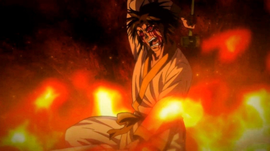 乌拉拉，很快就将人类的绳索抛了下去，却在妖怪追击的时候被一只小妖给抓了下来
