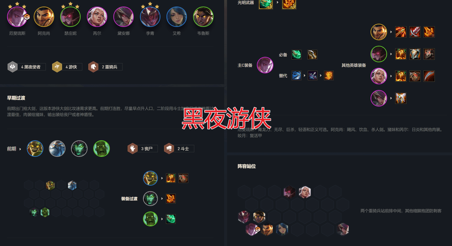 塞纳留斯？中后期有较强的单挑能力，前期厄斐琉斯核心装备是羊刀